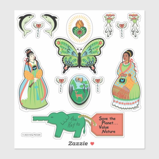 値自然 シール (シート)