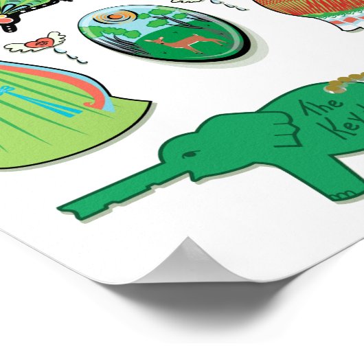 値自然 ポスター (角)