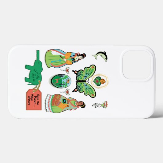 値自然 Case-Mate iPhoneケース (裏面 (横))