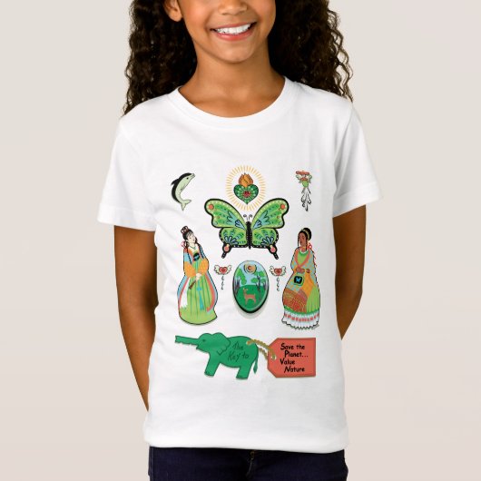 値自然 Tシャツ (正面)