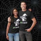 倫理おもしろい的くもの巣ビルダーの使い慣れたホワイトハット猫 Tシャツ