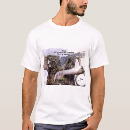 倫理そして抵抗が最小の経路はTシャツに人を配置します Tシャツ