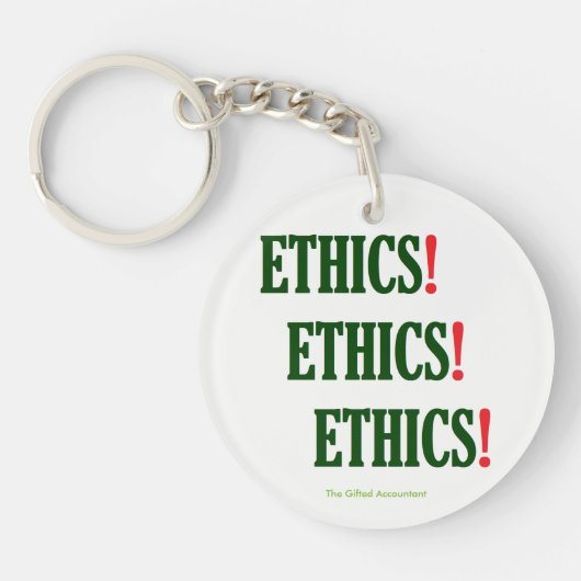 「倫理だ！倫理！倫理！」 キーホルダー (正面)