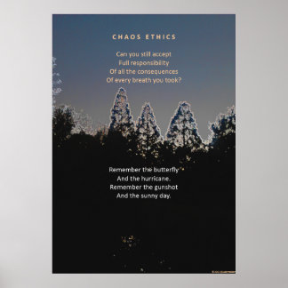 倫理及びバタフライ効果 ポスター