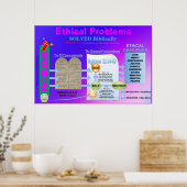倫理問題解決教室の表 ポスター (キッチン)
