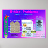 倫理問題解決教室の表 ポスター (正面)