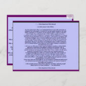 倫理法施行規程 ポストカード (正面/裏面)