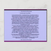 倫理法施行規程 ポストカード (正面)