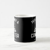 倫理的なハッキングは私の妻オンラインセキュリティサイバーA コーヒーマグカップ (中央)