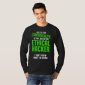 倫理的ハッカーのサイバーセキュリティItペンテスター14 Tシャツ (正面フル)