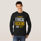 倫理的ハッカーのサイバーセキュリティItペンテスター17 Tシャツ (正面フル)