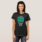 倫理的ハッカーのサイバーセキュリティItペンテスター5 Tシャツ (正面フル)