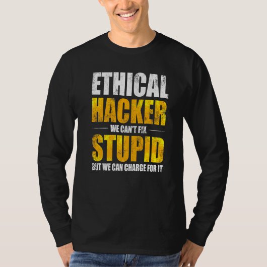 倫理的ハッカーCybersecurity It Pen Tester 1 Tシャツ (正面)