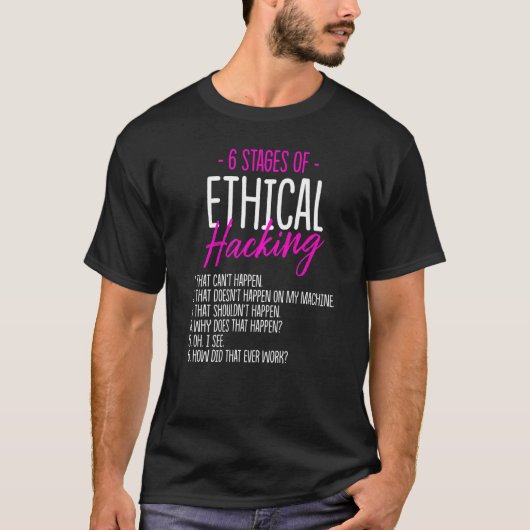 倫理的ハッカーCybersecurity It Pen Tester 2 Tシャツ (正面)