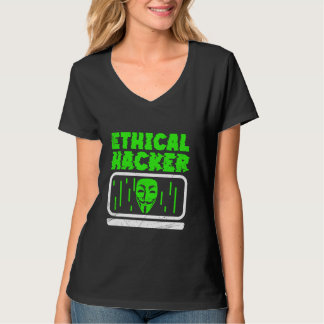 倫理的ハッカーHacking Computer It Hacker Tシャツ