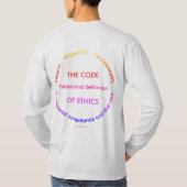 "倫理! 倫理! 倫理! " Tシャツ (裏面)