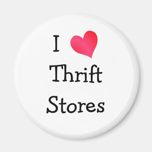 倹約の店が大好き マグネット (正面)