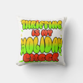 倹約を愛する人々のための素晴らしい贈り物 クッション (正面)