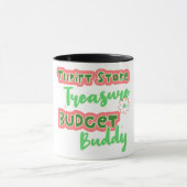 倹約を愛する人のためのキュートな贈り物 マグカップ (中央)