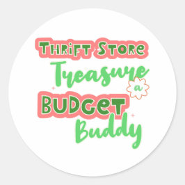 倹約を愛する人のためのキュートな贈り物 ラウンドシール