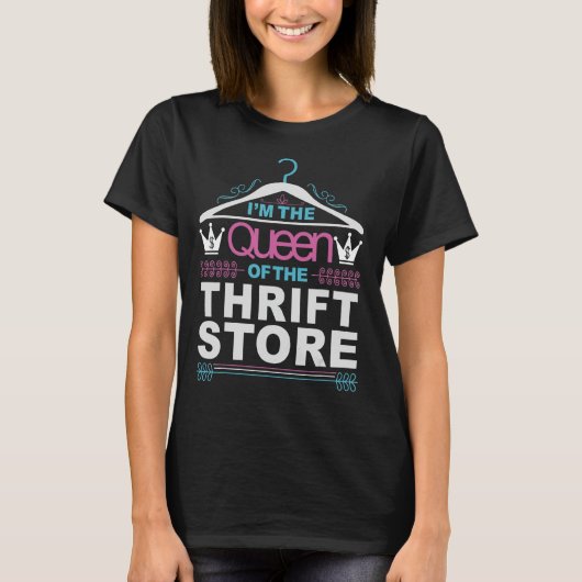 倹約家の女王イム・ザ・クイーン・ザ・トリフト Tシャツ (正面)