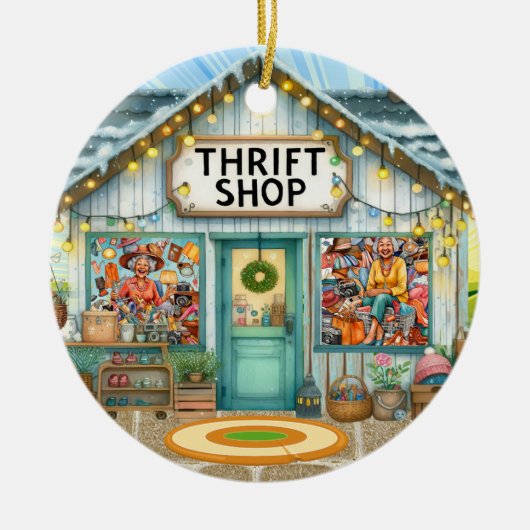 倹約店 セラミックオーナメント (正面)