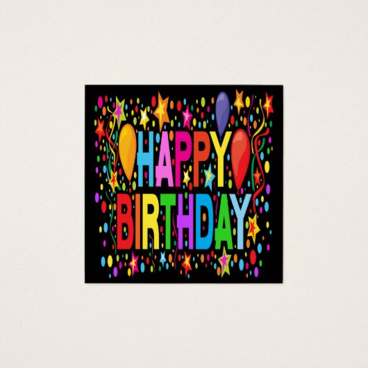 倹約誕生日願い (正面)