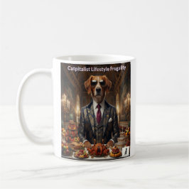 倹約？やれぬ者がある コーヒーマグカップ