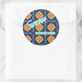 偉そうな女の子 ラウンドシール (バッグ)