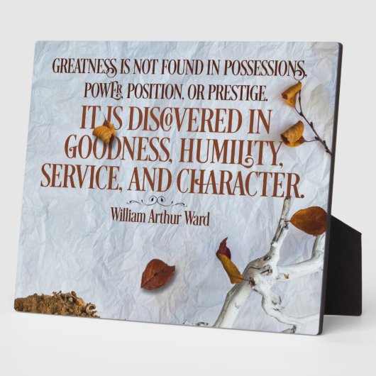 偉大さが発見される フォトプラーク (側面)