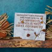 偉大さが発見される フォトプラーク (側面)