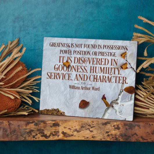 偉大さが発見される フォトプラーク (側面)