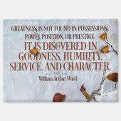 偉大さが発見される マグネット (正面)