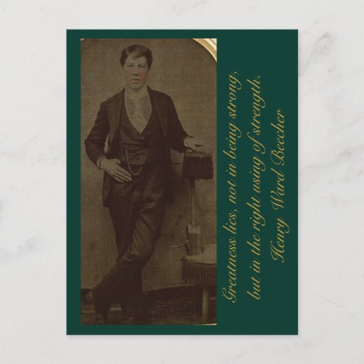 偉大さは強いということではなく… ポストカード (正面)