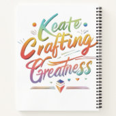 偉大さを作り出す ノートブック (裏面)