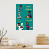 偉大さを求めて努力する ポスター (キッチン)