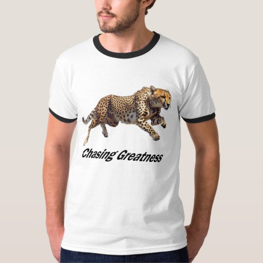 偉大さを追い求める Tシャツ (正面)