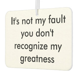 偉大さ カーエアーフレッシュナー