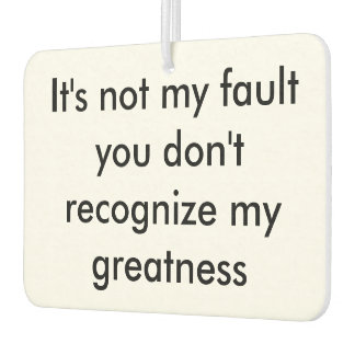 偉大さ カーエアーフレッシュナー