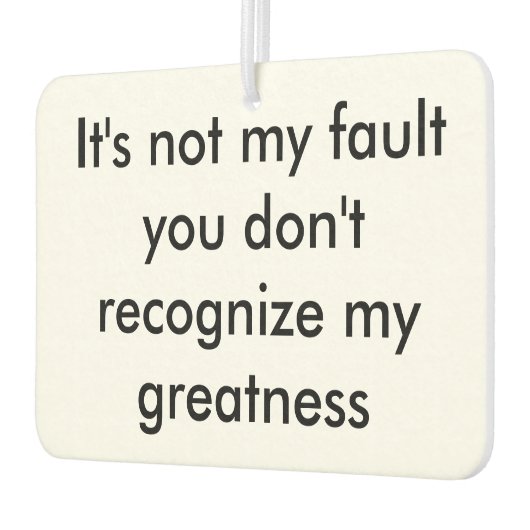 偉大さ カーエアーフレッシュナー (左)