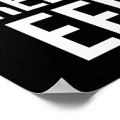 偉大さ – 成功の喧騒やる気を起こさせる ポスター (角)