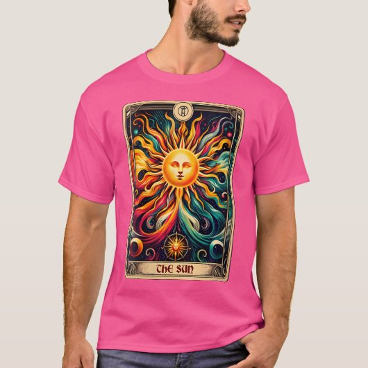 偉大なるアルカナ タロットカード 太陽 Tシャツ (正面)
