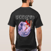 偉大なるオタクの波 Tシャツ (裏面)