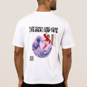 偉大なるオタクの波 Tシャツ (裏面)