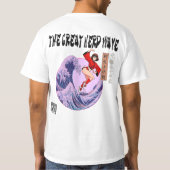 偉大なるオタクの波 Tシャツ (裏面)