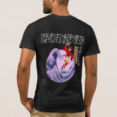 偉大なるオタクの波 Tシャツ (裏面)