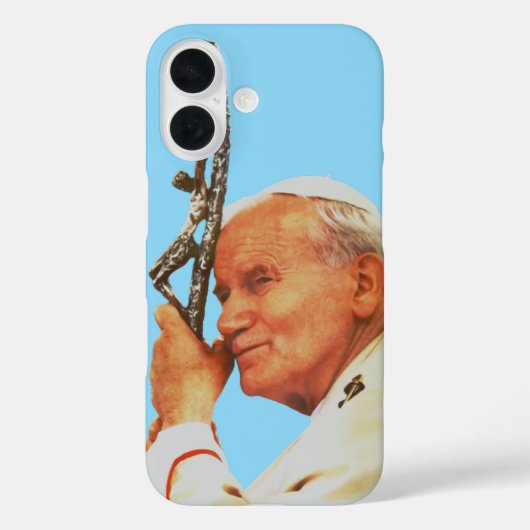 偉大なるコミュニケーター 聖ヨハネ・パウロ2世 ファインアート Case-Mate iPhoneケース (裏面)