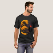 偉大なる秋の波 Tシャツ (正面フル)