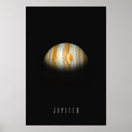 偉大なる赤色の渦を持つガス巨星の王、ジュピター ポスター