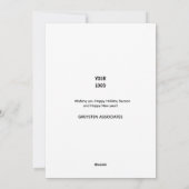 偉大なエレガントスクリプトロゴBulkHolidayカード シーズンカード (裏面)